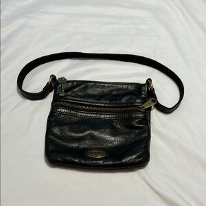 Fossil Black Leather Bag